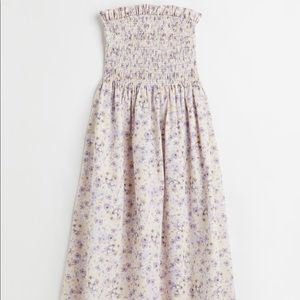 Smocked bodice dress